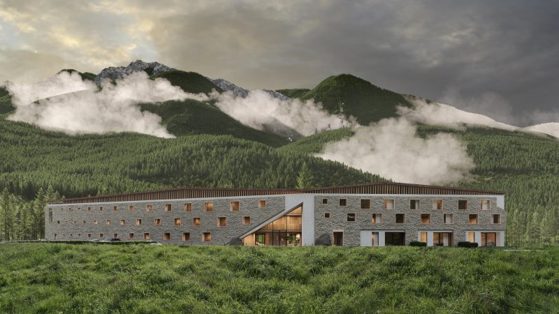 Фото проекта «Гостиница на реке Мзымте» — МОА