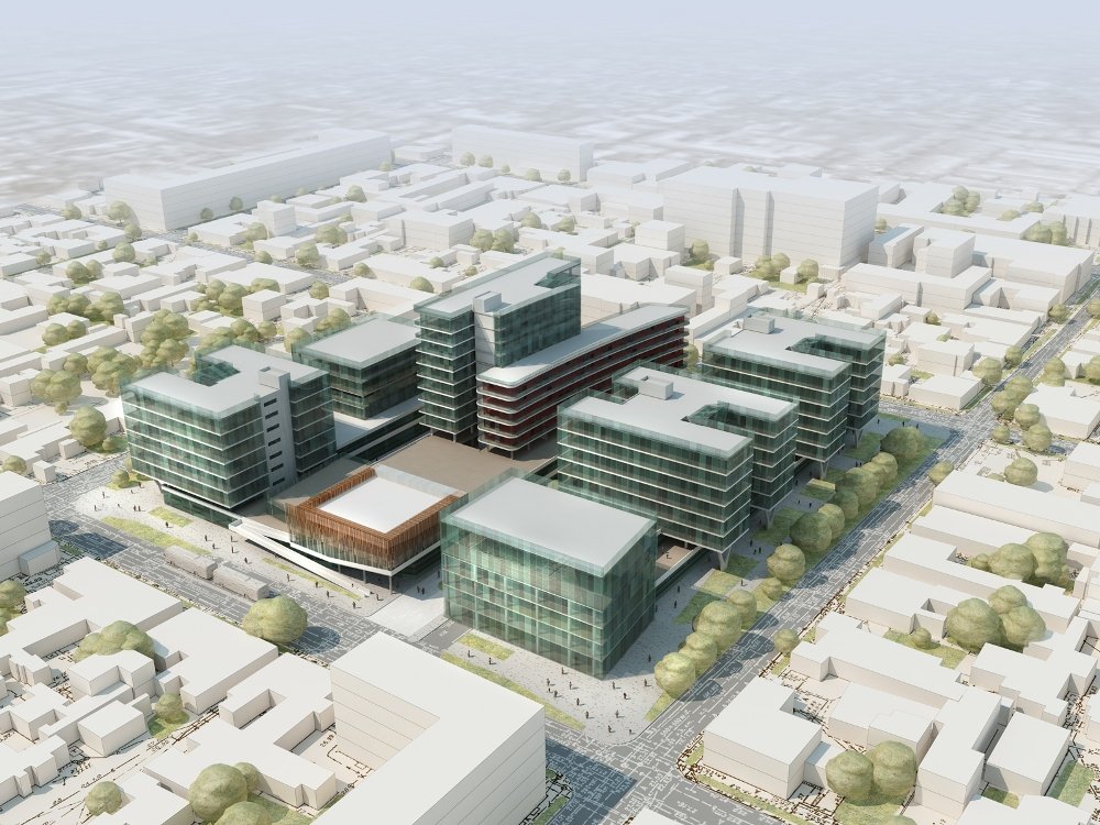 Архитектурный проект «Эскиз застройки квартала №122 » — Мастер-планирование — г. Краснодар — проектирование 2006 — МОА