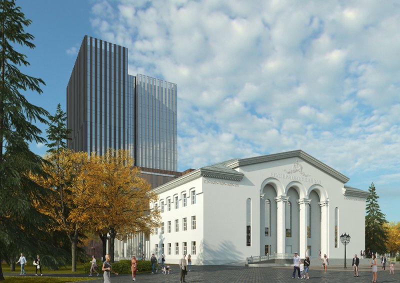 Фото проекта «Бизнес центр со спортивным комплексом» — МОА