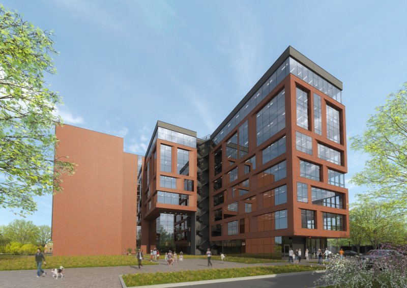 Фото проекта «Офисное здание со встроенной автостоянкой» — МОА