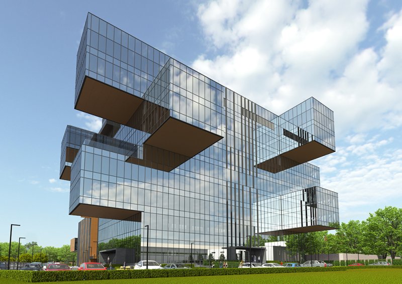 Архитектурный проект «Бизнес-центр со спортивным комплексом» — МОА