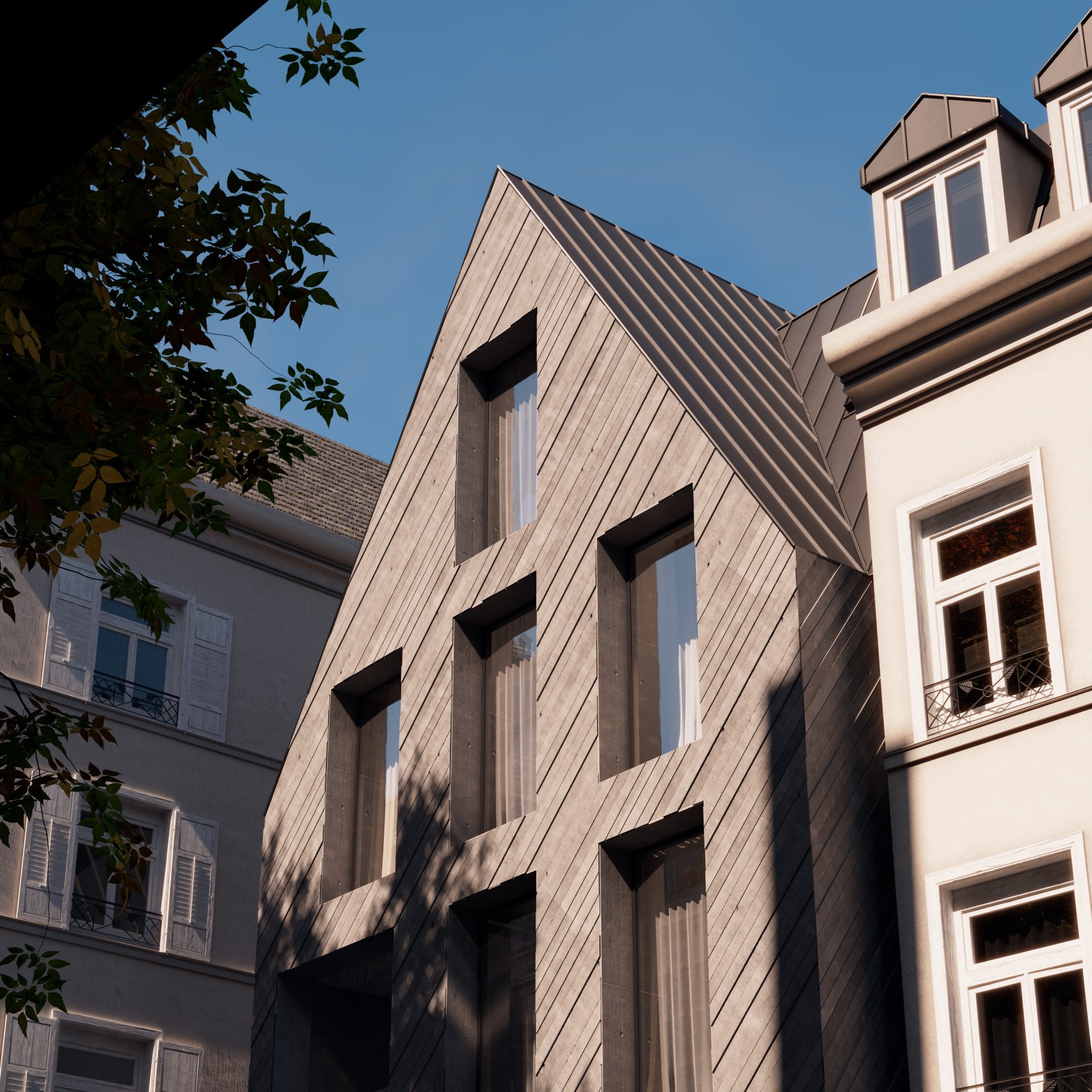 Архитектурный проект «Реконструкция гостиницы» — Гостиничное обслуживание — г. Баден-Баден, Германия — проектирование 2019 — МОА