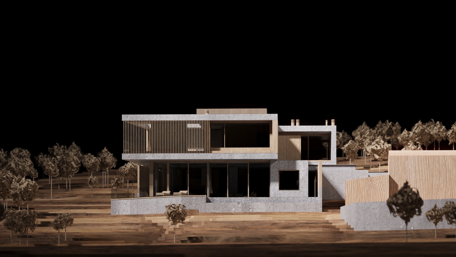 Архитектурный проект «Вилла Фабр» — ИЖС — проектирование 2019 — МОА