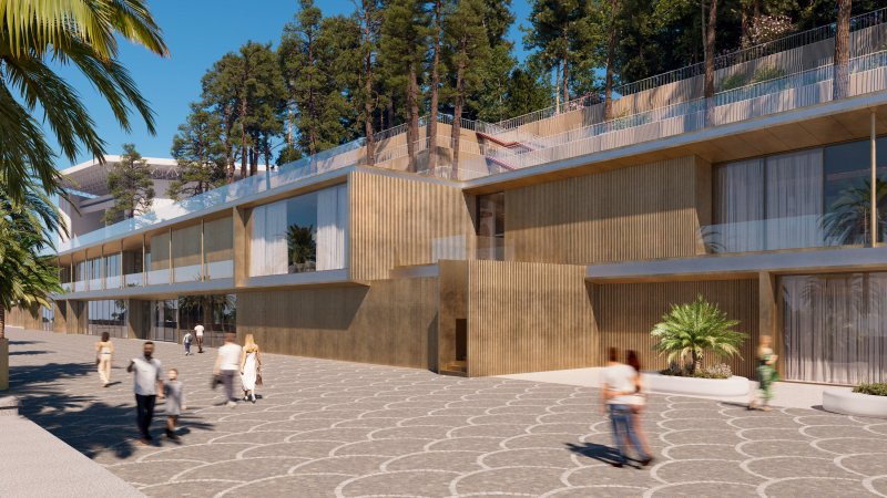 Архитектурный проект «Реконструкция террас и новый коммуникационный узел» — МОА