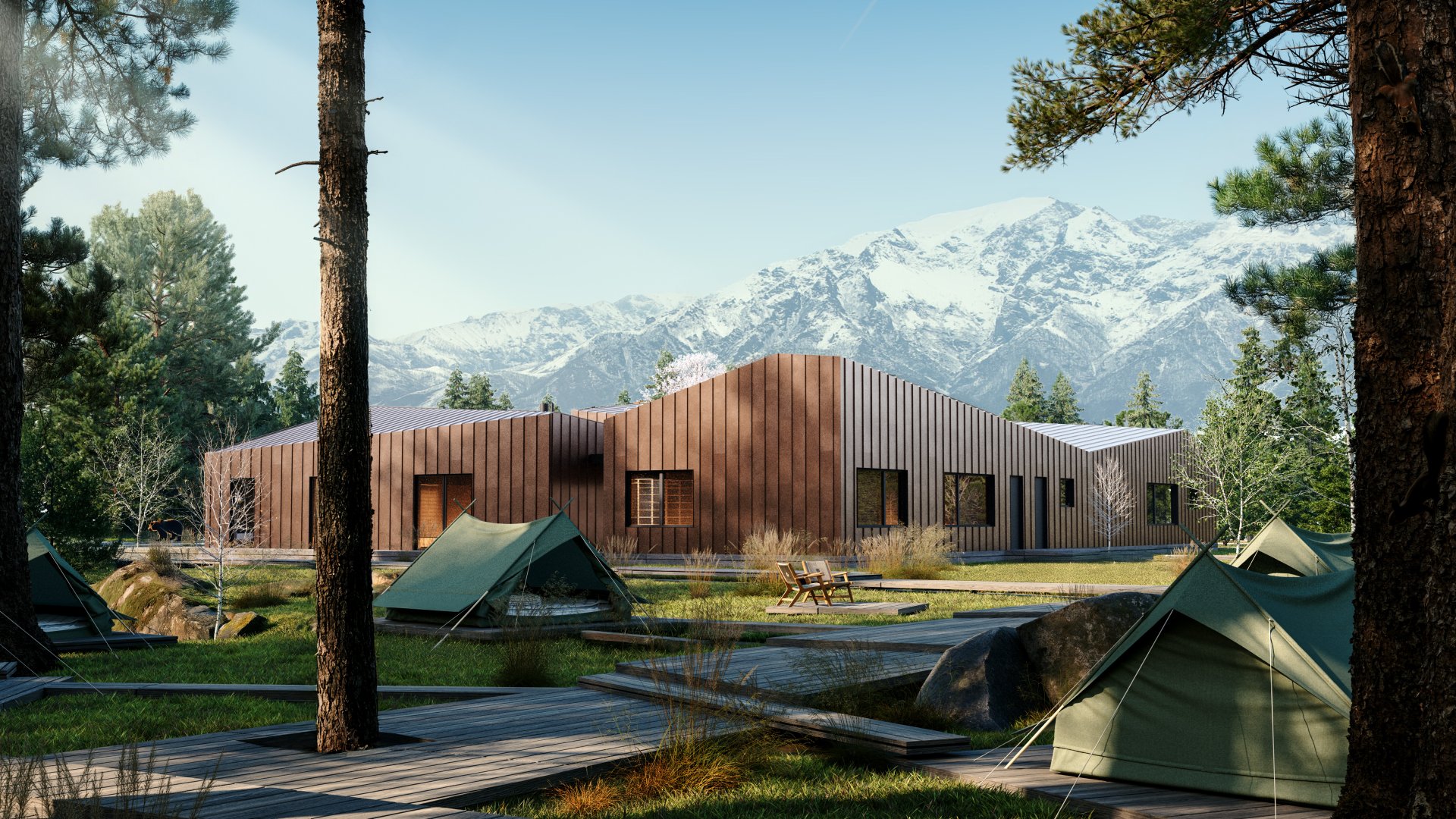 Архитектурный проект «Чара» — Многофункциональное здание — с. Чара, Забайкальский край — проектирование 2025 — МОА