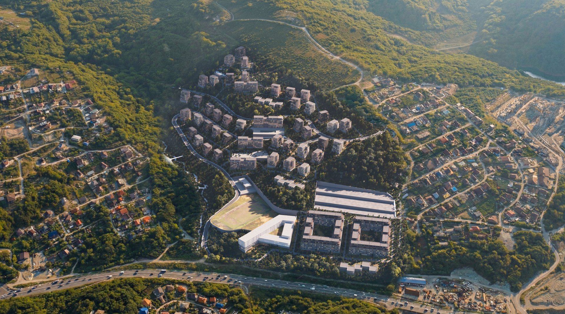 Архитектурный проект «Тепличная 34 га» — Мастер-планирование — Сочи, Краснодарский край, Россия — проектирование 2025 — МОА